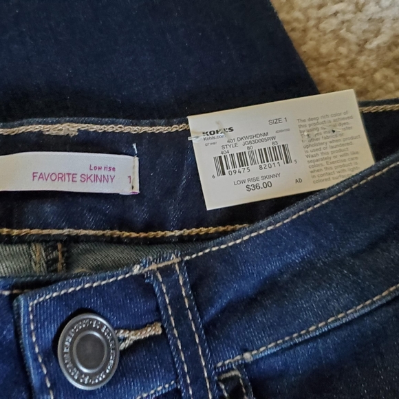 Low Rise Skinny Jeans - Picture 5 of 8